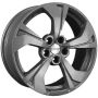 Легковой диск Khomen Wheels KHW1724 7x17 5x114,3 ET40 66,1 Gray-FP