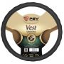 Оплетка на руль PSV 125862 S 35—37 см экокожа черный